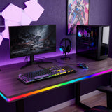 Redragon K556 RGB LED Backlit Wired Mechanical Gaming Keyboard, Aluminum Base, 104 Standard Key, Red Switches