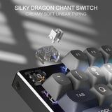 Redragon K556 RGB LED Backlit Wired Mechanical Gaming Keyboard, Aluminum Base, 104 Standard Key, Red Switches